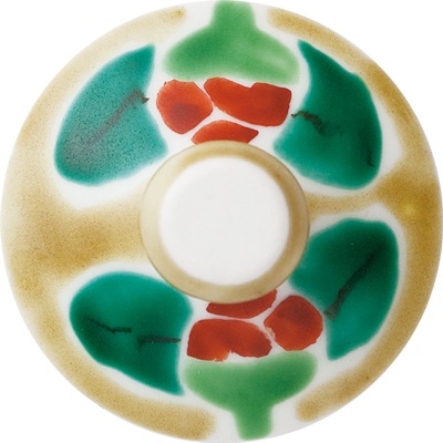 デザートグラス小（格子）つぼみアメ釉