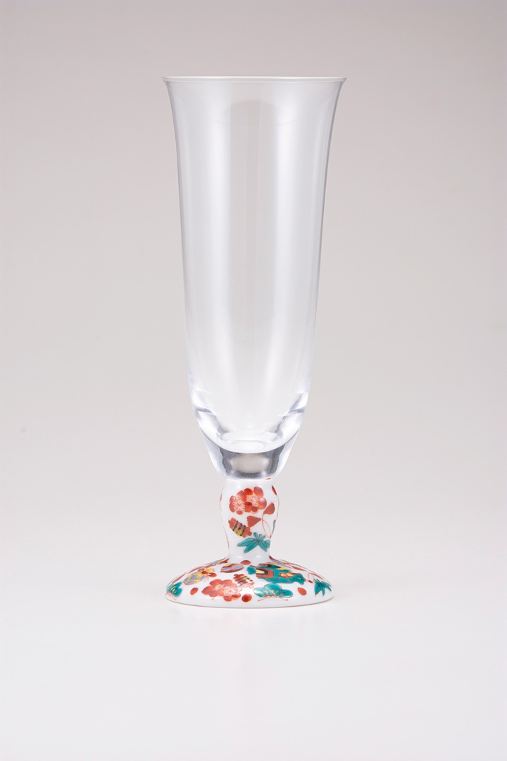 麦酒グラス（無地）宝尽し