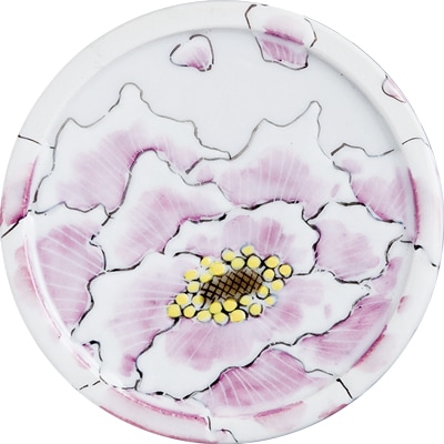 ロックグラス富貴文ピンク