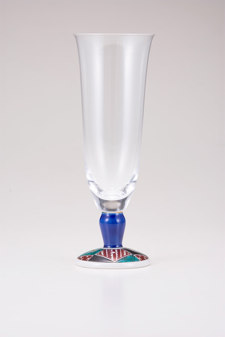 麦酒グラス(無地)石畳(四面)