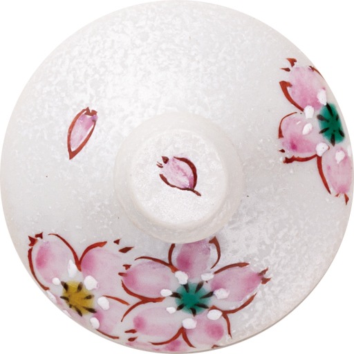 デザートグラス小（無地）さくら文シルバー