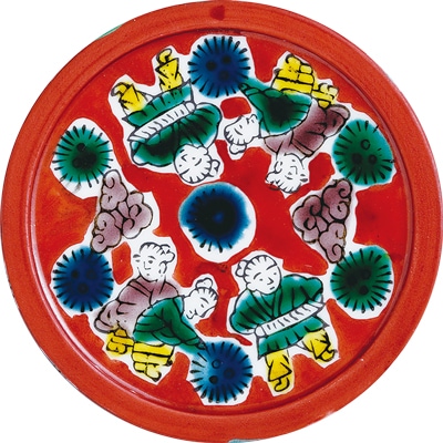 ロックグラス木米レッド