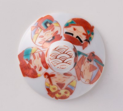 馬上グラス（無地）七福神