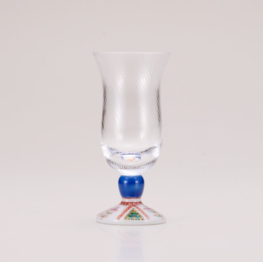 冷酒グラス（斜）キルト