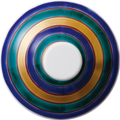 麦酒グラス（斜）こまブルー