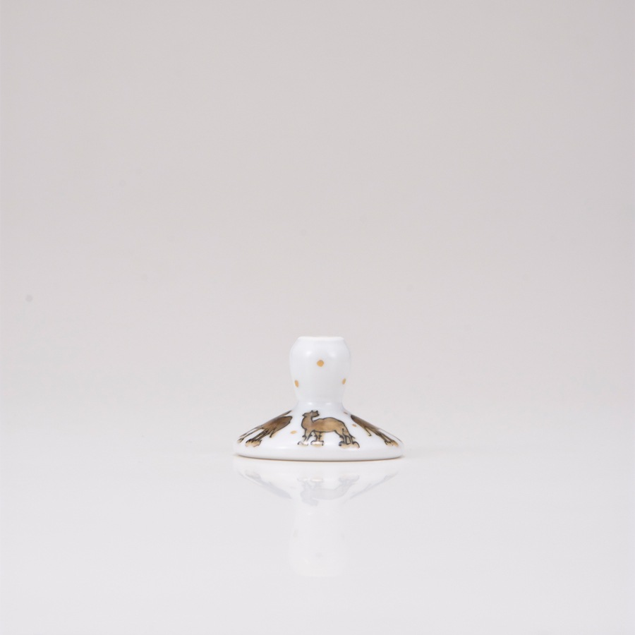 馬上グラス（無地）月夜のらくだ