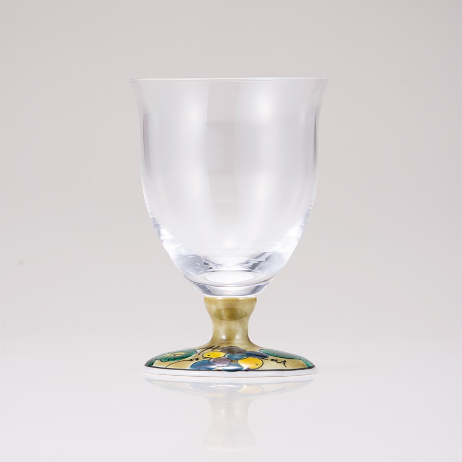 フリーグラス小（無地）ぶどうアメ釉