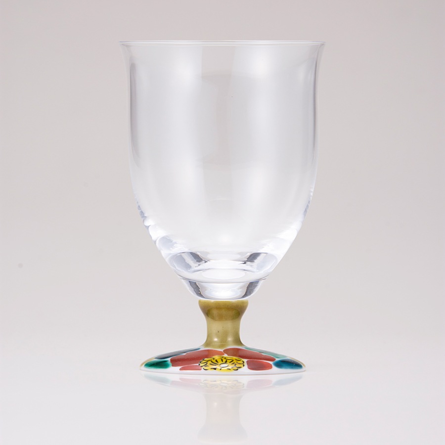 フリーグラス中（無地）山茶花アメ釉