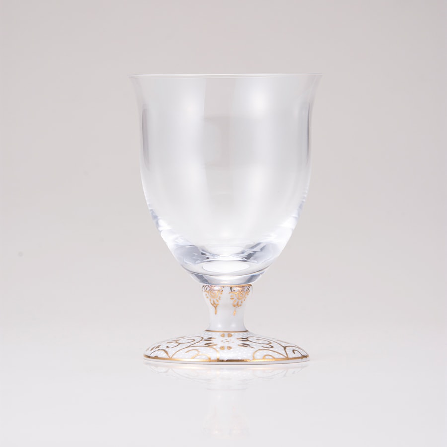 フリーグラス小（無地）白粒鉄仙