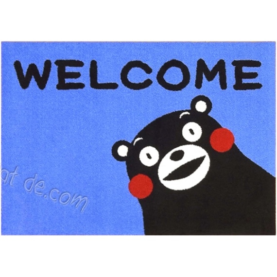 （くまモンデザイン）WELCOMEマット001（600×850mm）