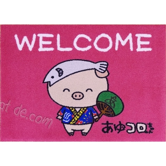 （あゆコロちゃん）WELCOMEマット（600×850mm）