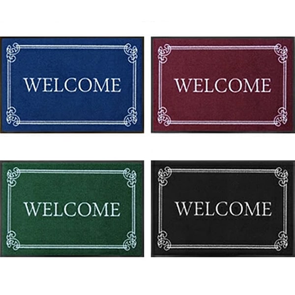 カラバリWELCOMEマット（スタイル1）600×900mm