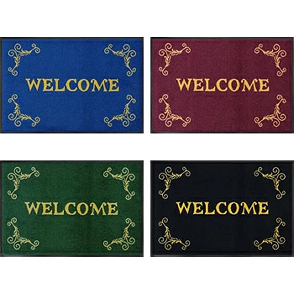 カラバリWELCOMEマット（スタイル2）600×900mm