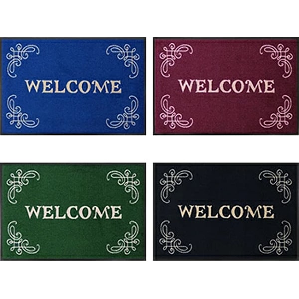 カラバリWELCOMEマット（スタイル3）600×900mm
