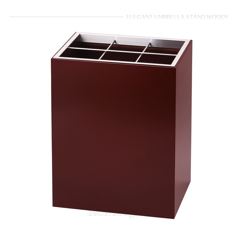 エレガント傘立て ウッディ30 （ダークブラウン）