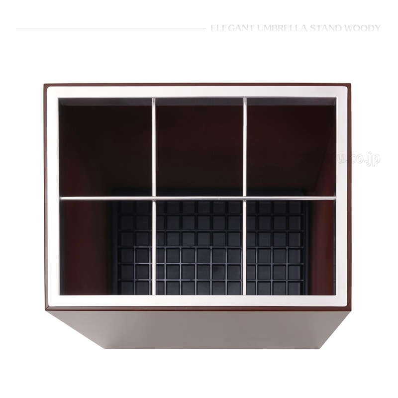 エレガント傘立て ウッディ30 （ダークブラウン）
