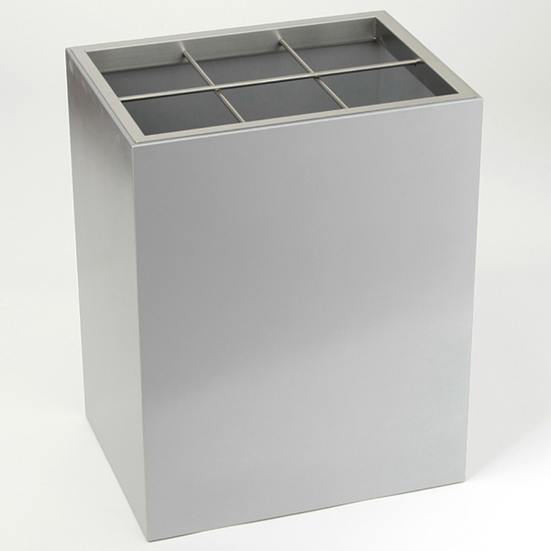 エレガント傘立て ウッディ30 （シルバー）