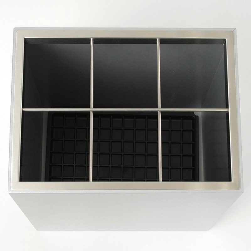 エレガント傘立て ウッディ30 （シルバー）