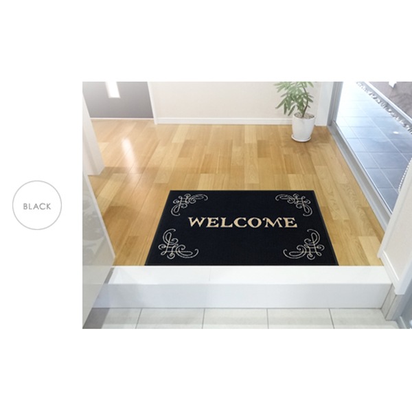 カラバリWELCOMEマット（スタイル3）600×900mm