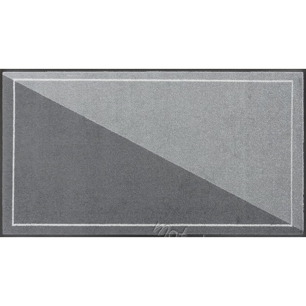 オフィスデザインマット（ver6）600×1100mm（ダークグレー・グレー）