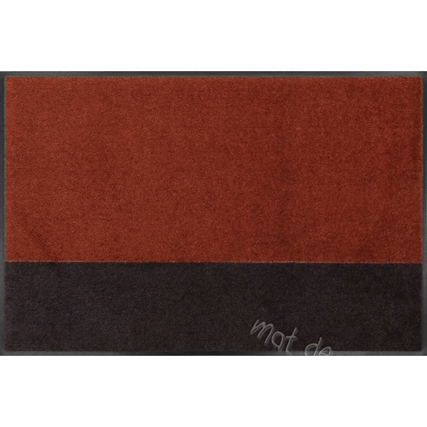 オフィスデザインマット(ツートン)600×900mm (ブラウン・ココアブラウン)