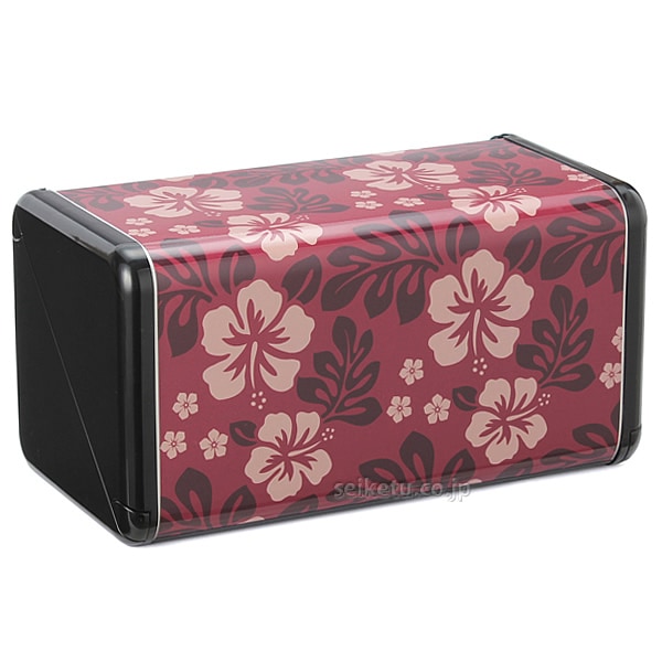 オシャレなデザイン ペーパータオルホルダーS(アロハ バーガンディ)VC-02-S