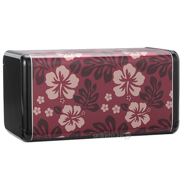 オシャレなデザイン ペーパータオルホルダーS(アロハ バーガンディ)VC-02-S