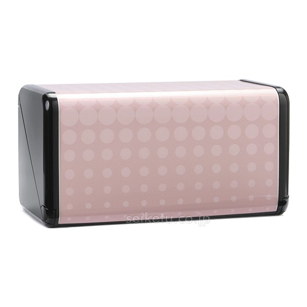 オシャレなデザイン ペーパータオルホルダーS(ドット)ピンク