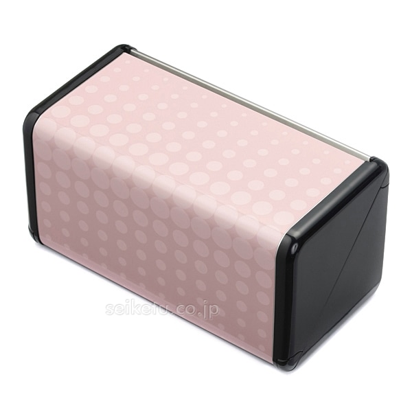 オシャレなデザイン ペーパータオルホルダーS(ドット)ピンク