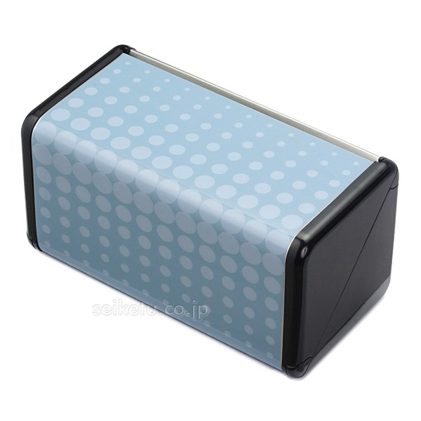 オシャレなデザイン ペーパータオルホルダーS（ドット）ブルー