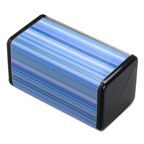 オシャレなデザイン ペーパータオルホルダーS（ストライプ）ブルー