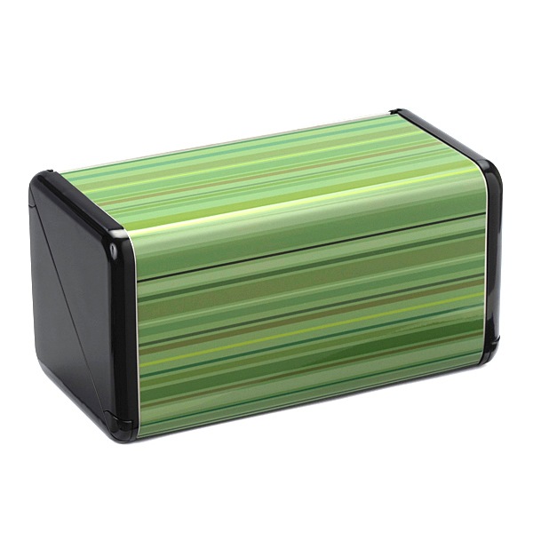 オシャレなデザイン ペーパータオルホルダーS(ストライプ)グリーン