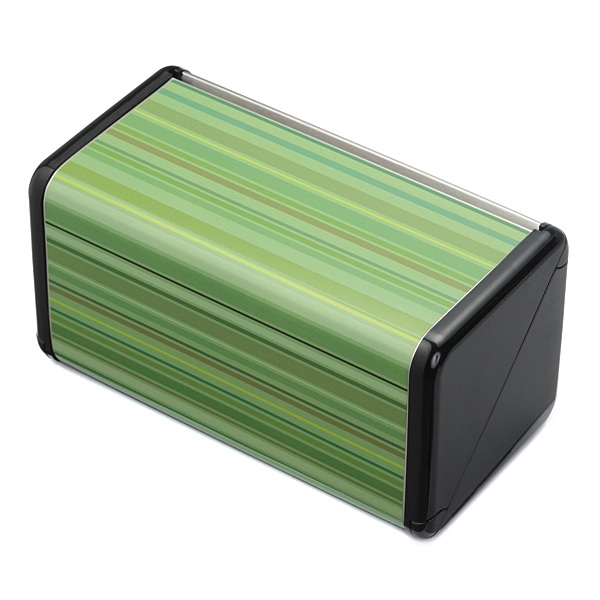 オシャレなデザイン ペーパータオルホルダーS(ストライプ)グリーン