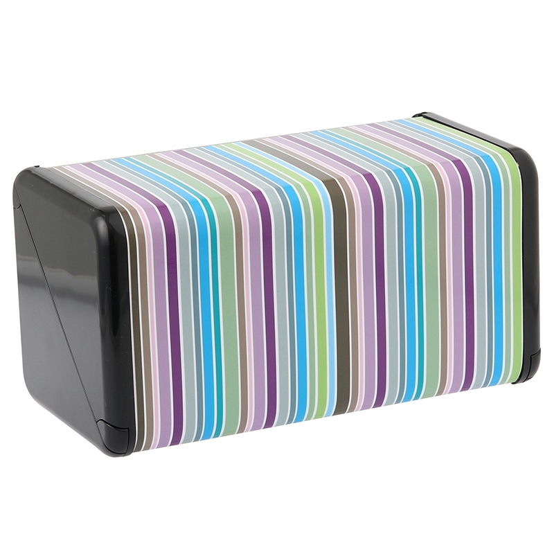 オシャレなデザイン ペーパータオルホルダーS(ストライプ)カラフル