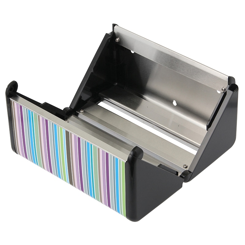 オシャレなデザイン ペーパータオルホルダーS(ストライプ)カラフル