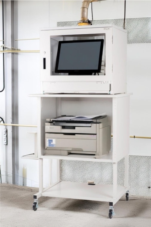 防塵ラック 専用スタンド Tidy Stand HL W ライトグレー