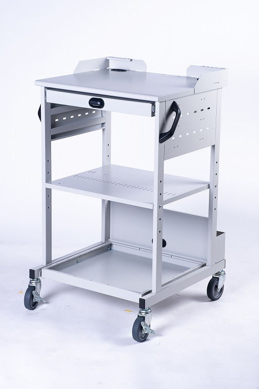 FAワゴン DE22W デスクワゴン 防塵ラック・プリンター収納 | セイテック