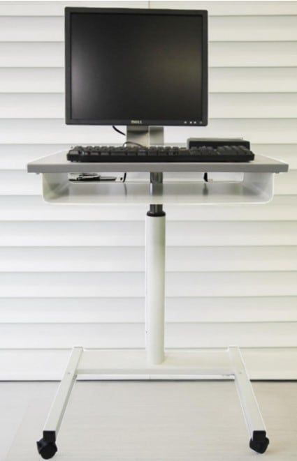 WALKINGDESK 昇降式 サイドテーブル 高さ72-108㎝ WALKINGDESK 昇降式サイドテーブル スタンディングデスク ガス