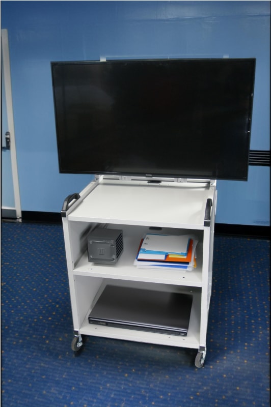 PCワゴンH・PCワゴンL専用オプション 大型モニターラック | セイテック