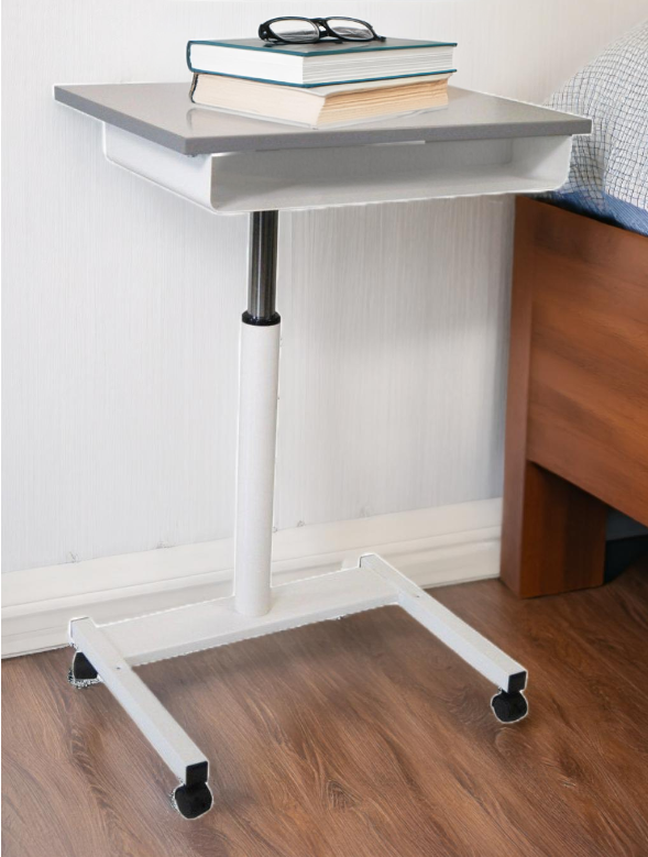 未開封　昇降式サイドテーブル 60-95cm 楽天市場】サイドテーブル 昇降式 キャスター付き 高さ60-95cm 木目