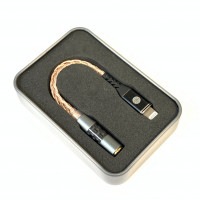 ������̵����iPhone ����ۥ� �Ѵ������ץ� �饤�ȥ˥� 3.5mm HIFI�ⲻ�� HAKUGEI 16�� DAC�����֥�