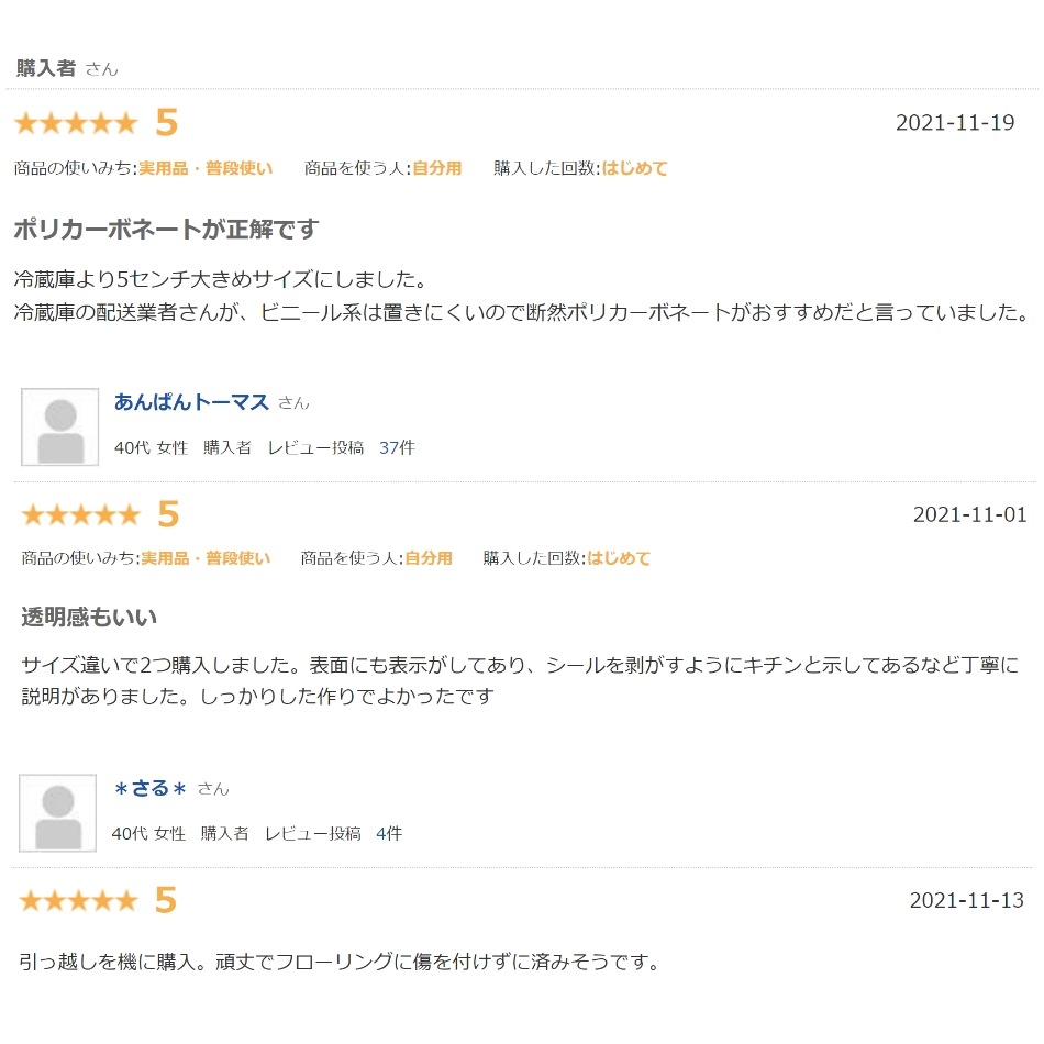 ������̵���ۥ��������ƥ��� ��¢�˥����ɻߥޥå� L������ ��600L���饹 RSM-L 70cm��75cm �ץ�������¢�˥ޥå� ������