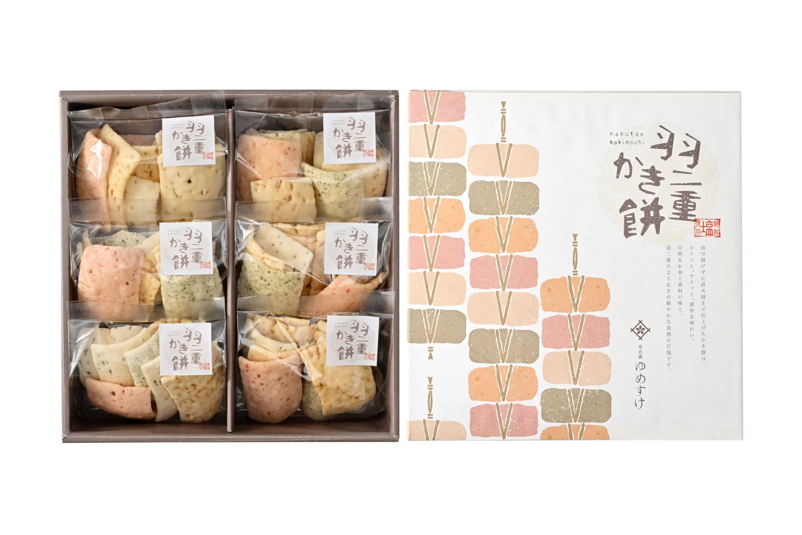 福井県産もち米使用　羽二重かき餅　6袋入