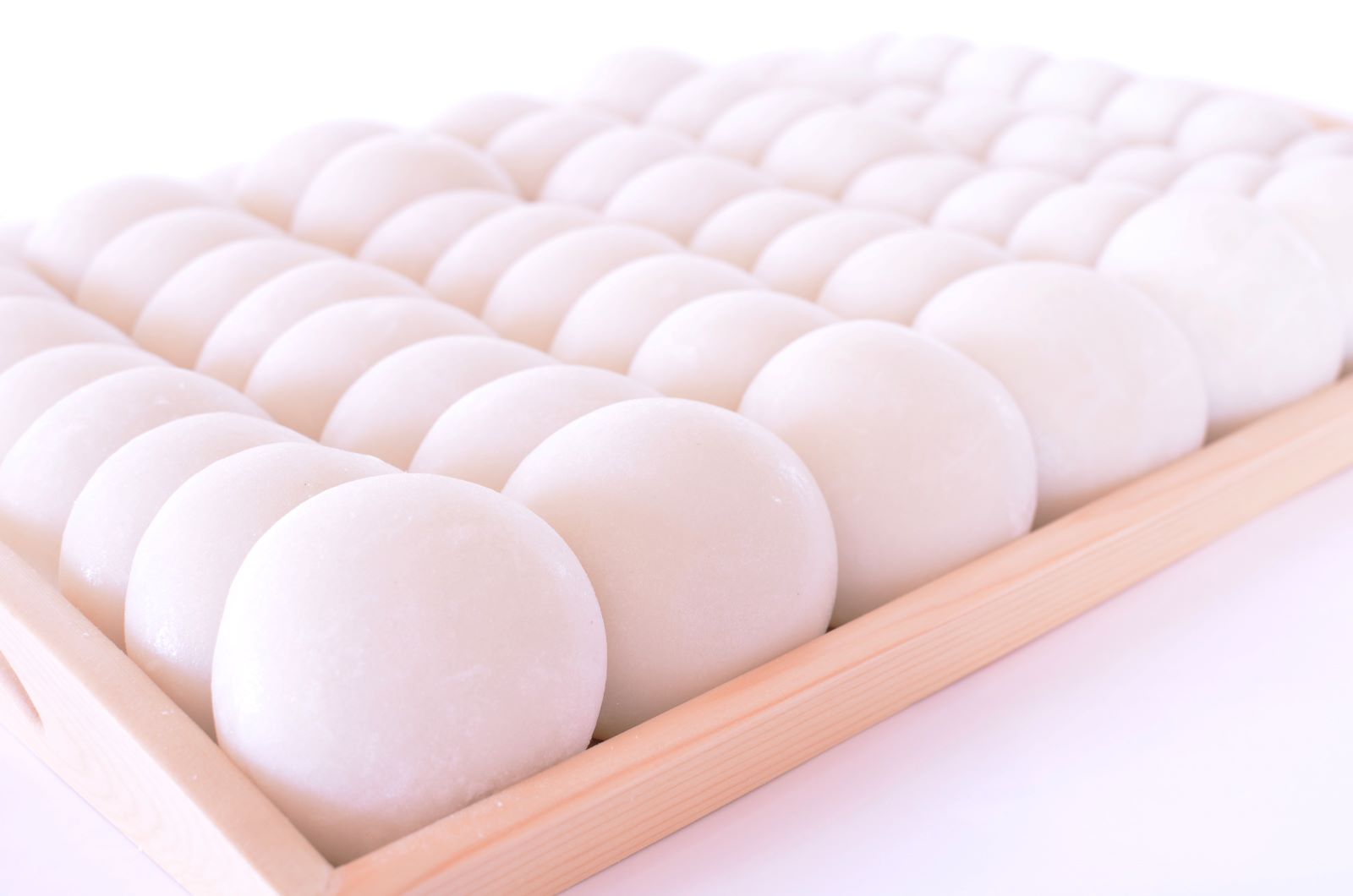 【受注製造：予約受付12/14まで延長】　冷凍もち　白餅：半ウス（30個）　