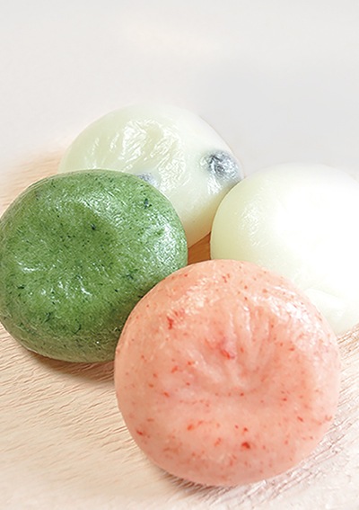 【冬季限定販売】　越前名水もち　彩り餅（個包装7ヶ入）