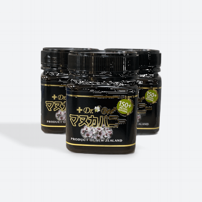 マヌカハニー Dr.Bee MG150+ 250g×3個 純度100%のニュージーランド産
