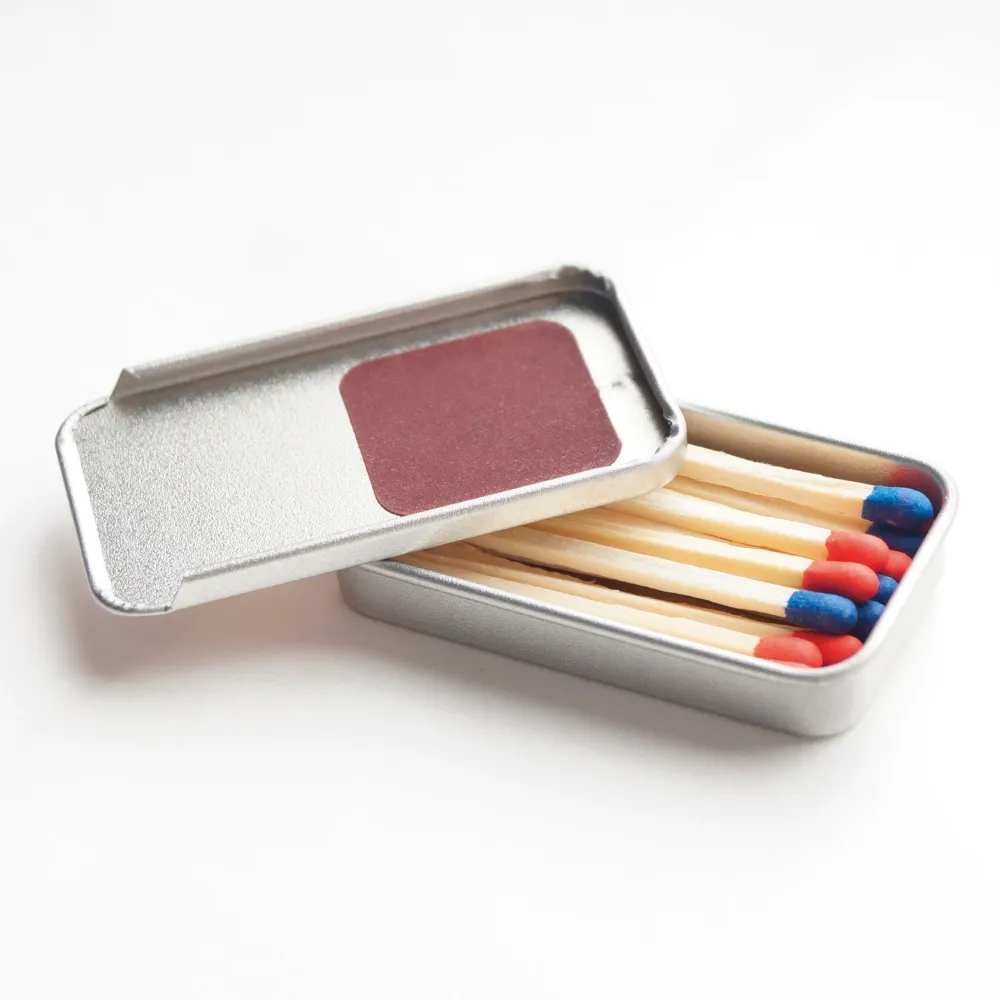 スライド缶入り 安全マッチ （防水防湿PPパック完封 / 1個入り）