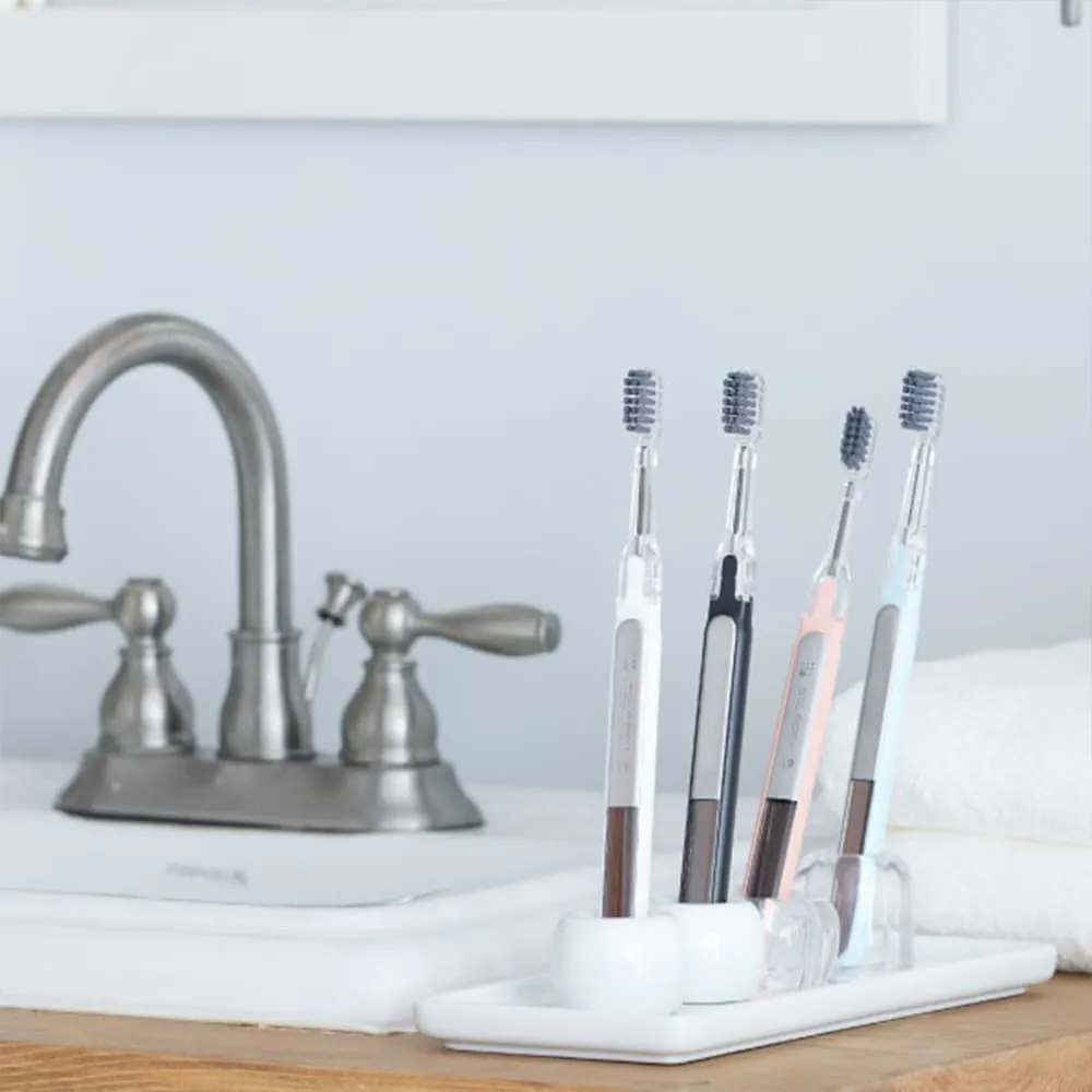 災害用歯ブラシ「ソラデー5」  (持ち運び用ポーチ付き） 全4色