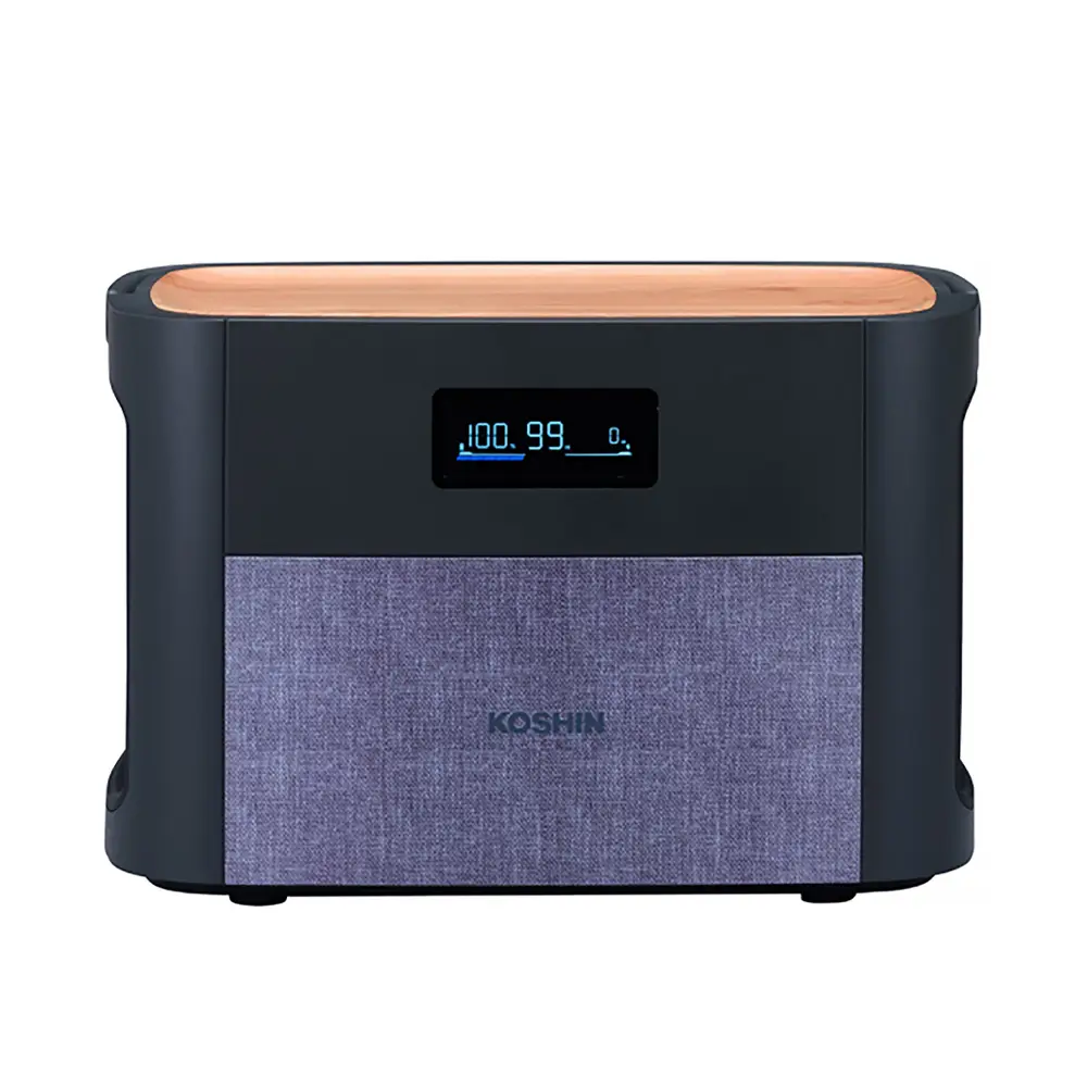 KOSHIN（工進）ポータブル電源 BPS-12L[BPS-12L-AAA-0]（容量1229Wh/DC出力口1/AC出力口3/USB出力口6）｜リン酸鉄リチウムイオンバッテリー搭載（充放電サイクル約4000回）コンセント挿しっぱなしパススルー充電完全対応／停電時の自動直接給電EPS機能搭載