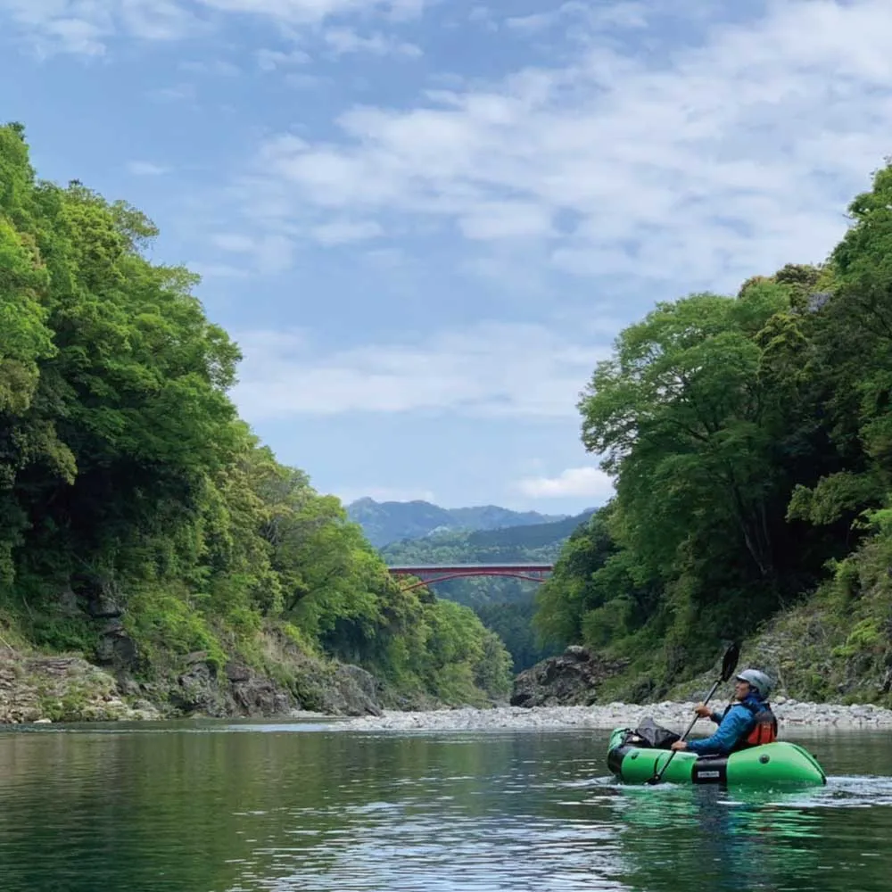 GRIFFON RAFT（グリフォンラフト）ストレウス（1人乗り）｜水害に備えるパックラフト（元気商會） 全7色